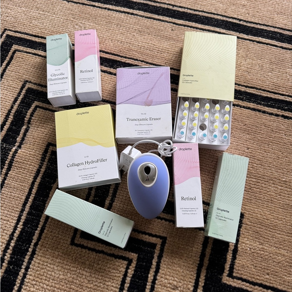 Droplette Skincare Device with Serums